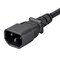 Monoprice SJT Extension Cord, 16 AWG, Indoor, 16/3, 1 Outlets, IEC 60320 C13, Black, IEC 60320 C14, 10 ft 6454 - alternate 4